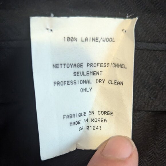 WOOYOUNGMI - Classic purple pants - Sz 50 - Picture 7 of 9